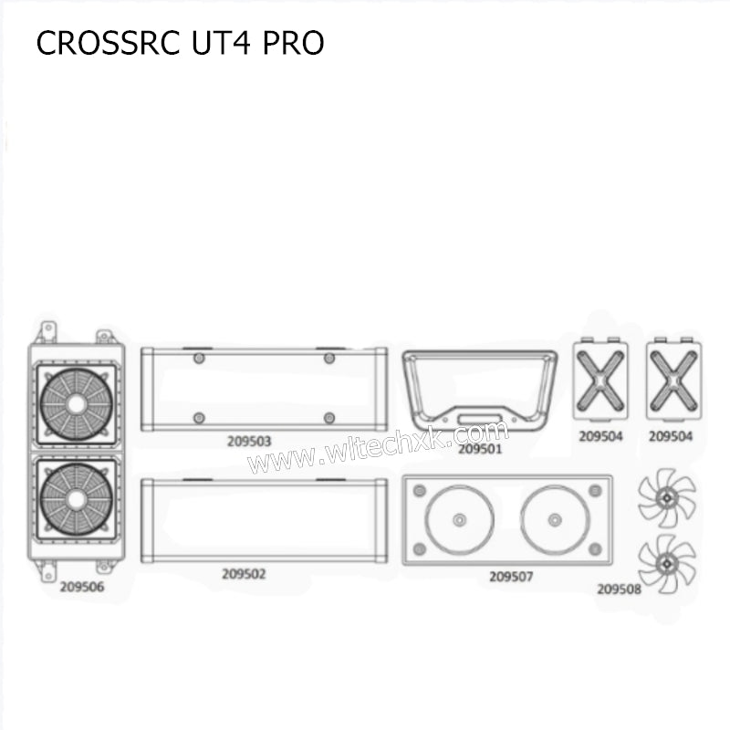 CROSSRC UT4 PRO Parts Battery Box CS-97400817 – WLTech XK