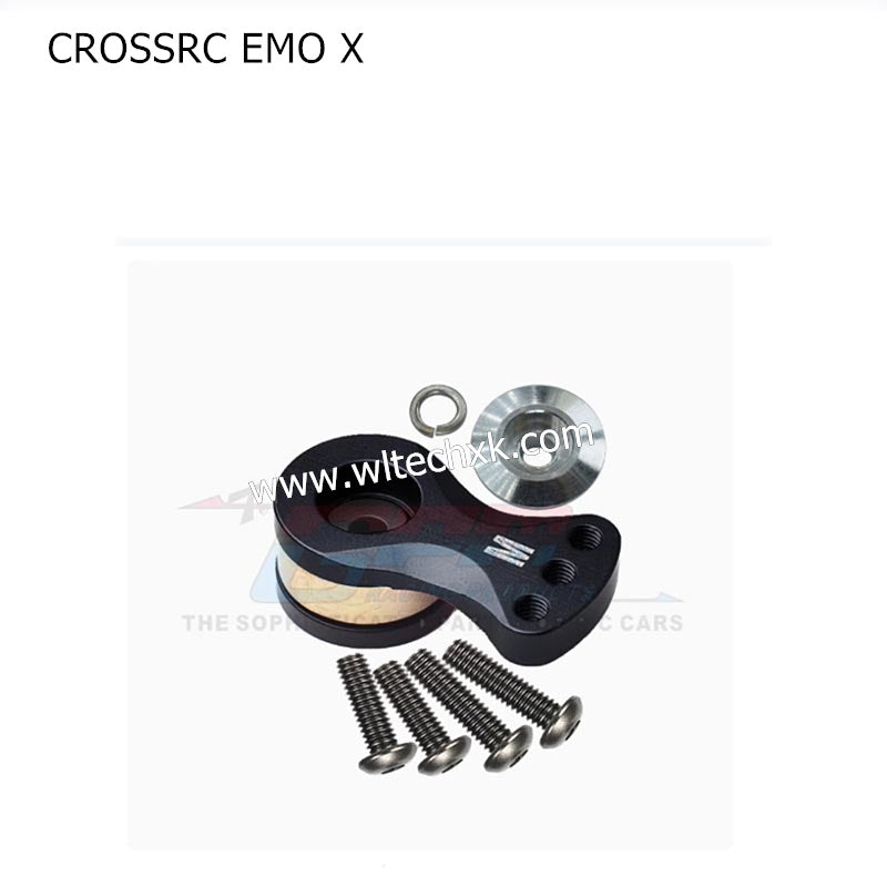 CROSSRC EMO X Parts 25T Servo Arm (unloading design) M type BLACK
