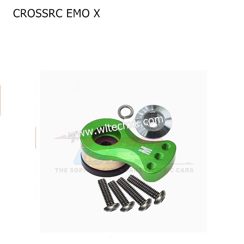 CROSSRC EMO X Parts 25T Servo Arm (unloading design) M type GREEN