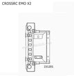 CROSSRC EMO X2 Parts Crossbeam Bracket CS-97401144-2