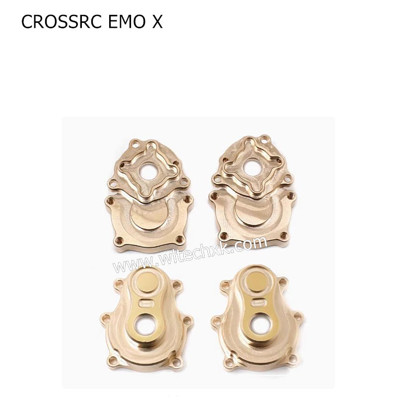 CROSSRC EMO X Parts CROSSRC EMO X Parts Brass Weight Front Steering Rear Axle Seat Modification and Upgrade