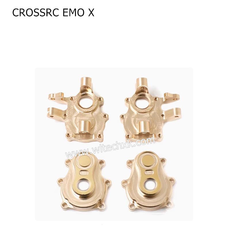 CROSSRC EMO X Parts CROSSRC EMO X Parts Brass Weight Front Steering Rear Axle Seat Modification and Upgrade