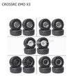 CROSSRC EMO X3 Parts 2.2 inch Black Mud Wheel Boot Tire-5