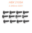 57-HAIBOXING 2105A T10 Parts Pan Head Self Tapping Screws PBHO2.3X6mm S051