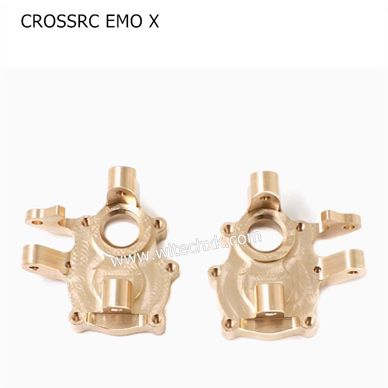 CROSSRC EMO X Parts Modified and Upgraded Brass Accessories Front Aaxle Steering Cup-4