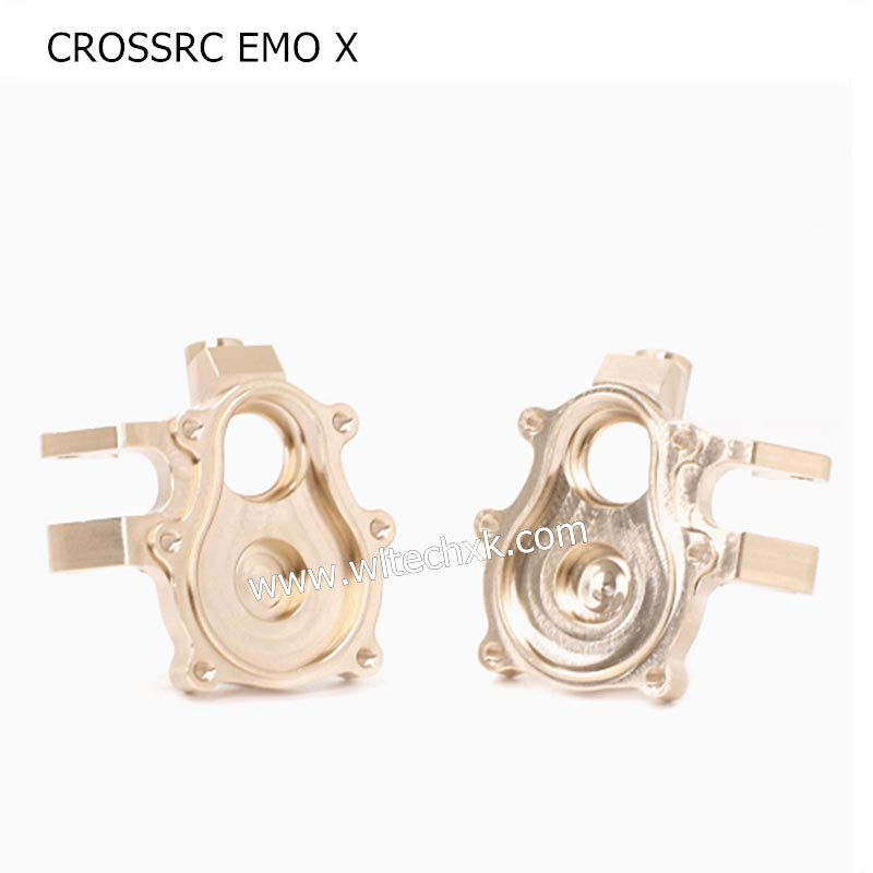 CROSSRC EMO X Parts Modified and Upgraded Brass Accessories Front Aaxle Steering Cup-5