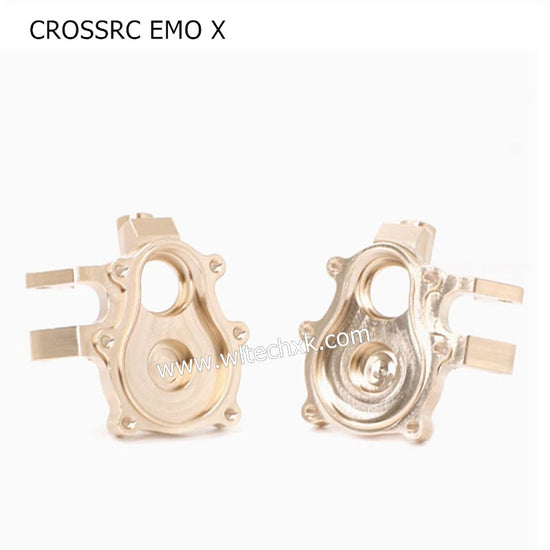 CROSSRC EMO X Parts Modified and Upgraded Brass Accessories Front Aaxle Steering Cup-5