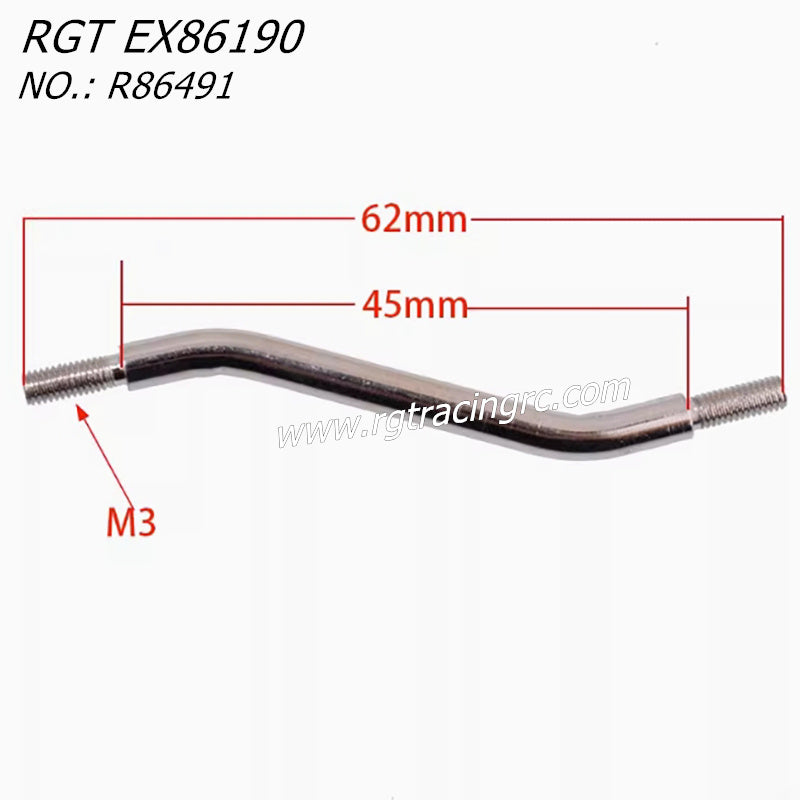 RGT EX86190 RC CAR Parts Thrust Rod R86491 