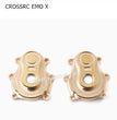 CROSSRC EMO X Parts Modified and Upgraded Brass Accessories Rear Axle Seat Bearing Seat-4