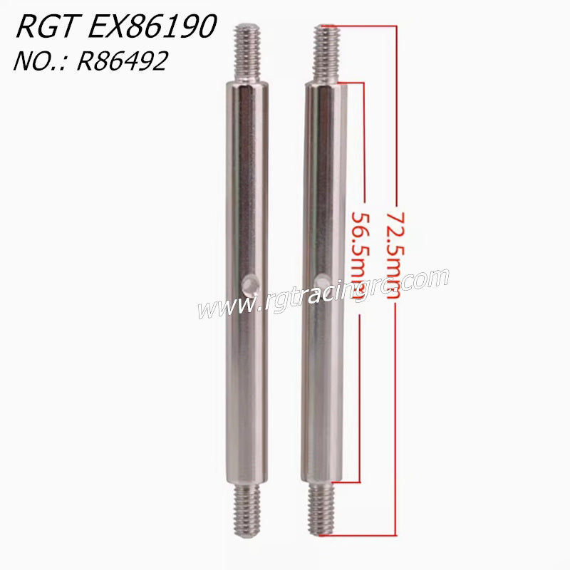 RGT EX86190 RC CAR Parts Servo Rod 72.5mm R86492 
