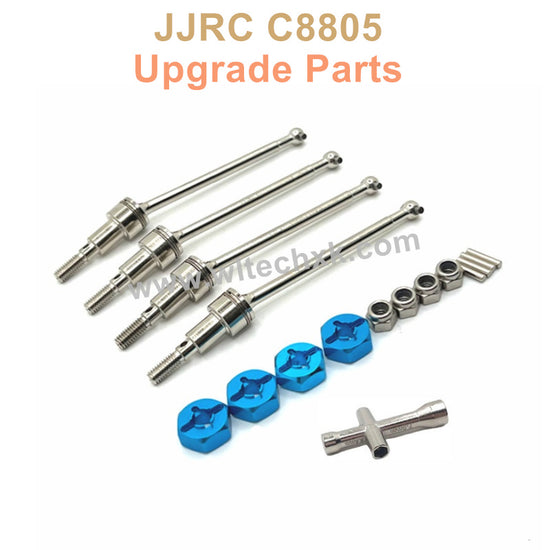 6-JJRC C8805B Upgrade Parts Metal Drive Shaft-Siamese Version Blue