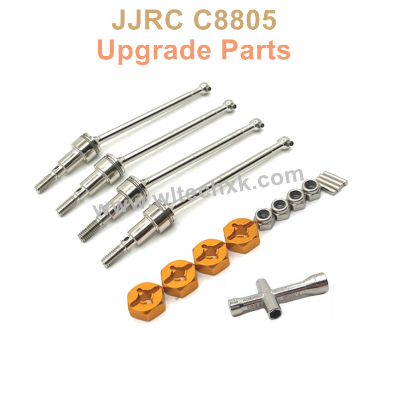 6-JJRC C8805B Upgrade Parts Metal Drive Shaft-Siamese Version Gold