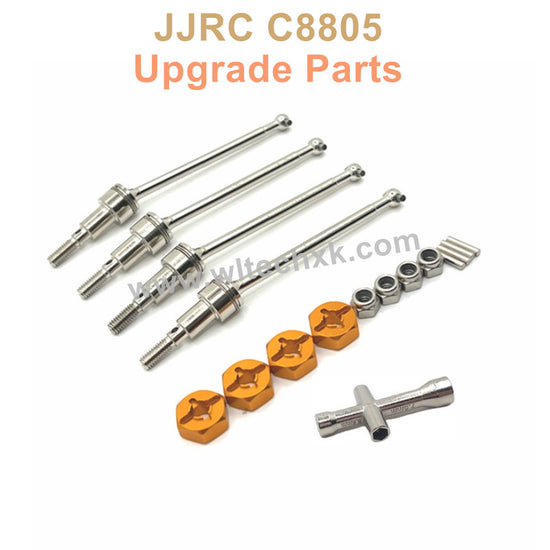 6-JJRC C8805B Upgrade Parts Metal Drive Shaft-Siamese Version Gold