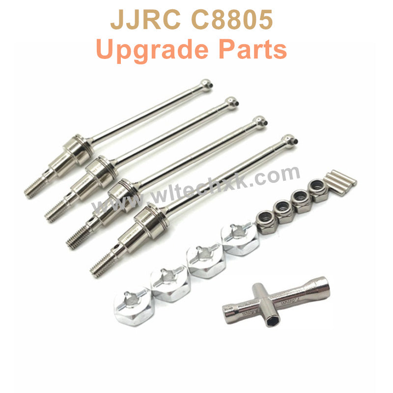 6-JJRC C8805B Upgrade Parts Metal Drive Shaft- Siamese Version Sliver 