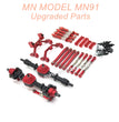 6-MNMODEL-MN91-rc-car-Upgrade-Parts-Metal-Parts-kit-Red-and-Black