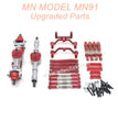 6-MNMODEL-MN91-rc-car-Upgrade-Parts-Metal-Parts-kit-Red-and-Silver-1
