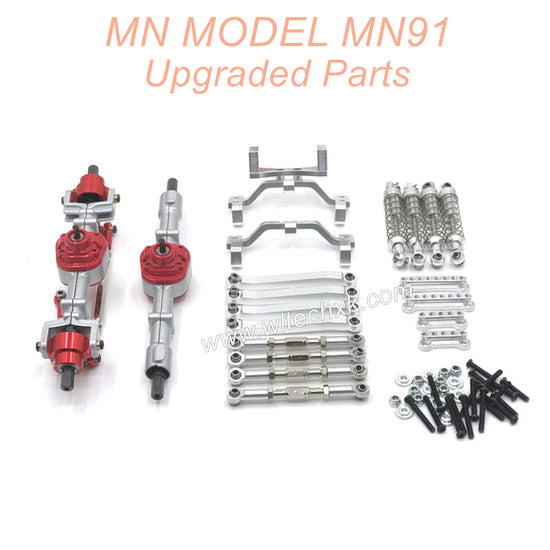 6-MNMODEL-MN91-rc-car-Upgrade-Parts-Metal-Parts-kit-Silver-and-Silver-1