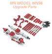 6-MNMODEL-MN96-Upgrade-Parts-Metal-Parts-kit-Red-and-Silver