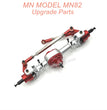 6-MN MODEL MN82 LC79 MN78 RC CAR Upgrade Parts Rear Axle Assembly Red
