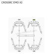 CROSSRC EMO X2 Parts Wheel Arch and Fixing Block CS-97401147-2
