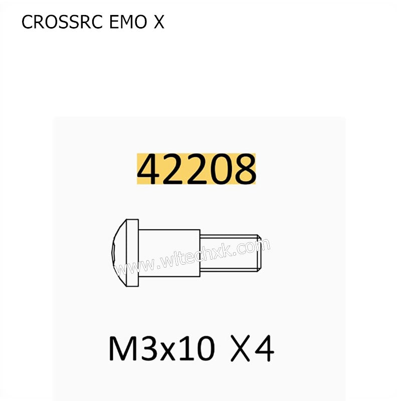 CROSSRC EMO X Parts Steering Cup Screw 42208 CS-97401126