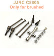 6305-JJRC C8805A Parts Upgrade Metal Front+Rear Drive Shaft