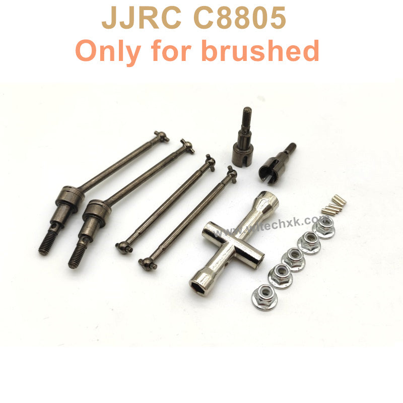 6305-JJRC C8805A Parts Upgrade Metal Front+Rear Drive Shaft