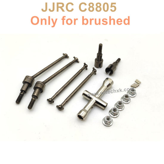 6305-JJRC C8805A Parts Upgrade Metal Front+Rear Drive Shaft