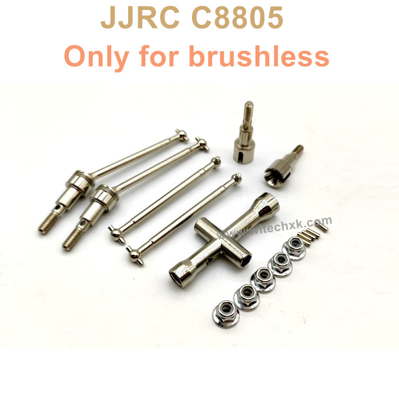 6312-JJRC C8805B Parts Metal Front+Rear Metal Drive Shaft