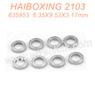 635953-HAIBOXING 2103 Parts Ball Bearings 6.35X9.53X3.17mm