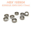 635953-HBX 16890A Parts Ball Bearings (6.35X9.53X3.17mm)  