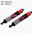 RGT EX86120 Upgrade Parts Red Shock Absorber 2 Pieces R86315 