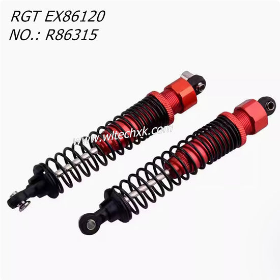 RGT EX86120 Upgrade Parts Red Shock Absorber 2 Pieces R86315 