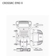 CROSSRC EMO X Parts Rear Mirror CS-97401123