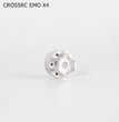 CROSSRC EMO X4 Parts 20mm Connector (silver aluminum alloy) x1
