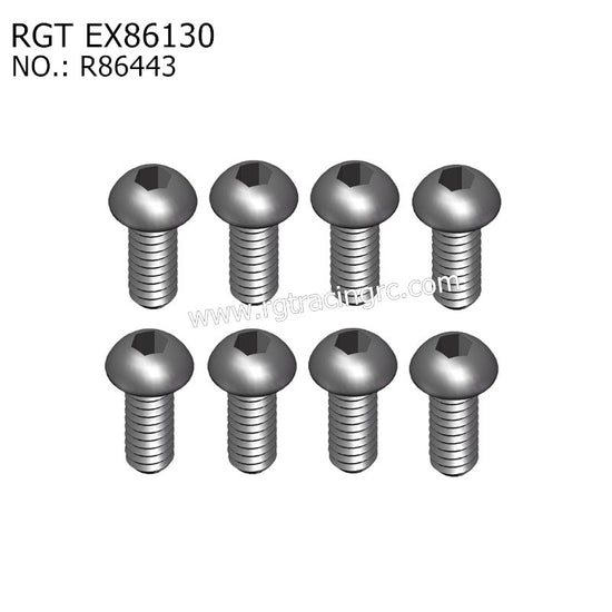 RGT EX86130 Original Parts Button Head 3X4 R86443