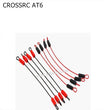 CROSSRC AT6 Parts Car Shell Buckle Anti lost Rope Pull Rope Rubber Coated Steel Wire 2 Pack-2
