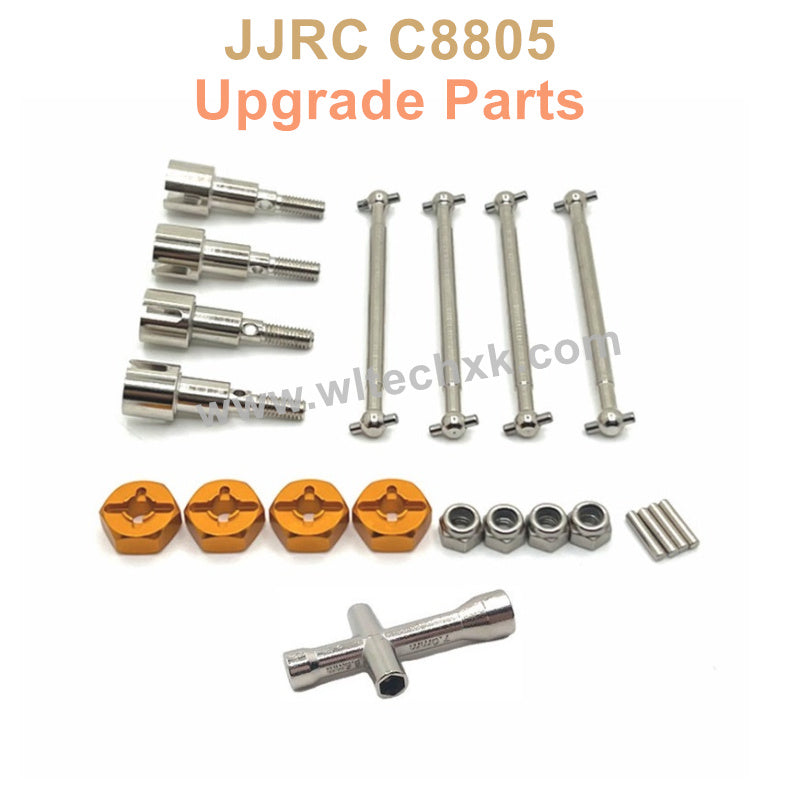 7-JJRC C8805B Upgrade Parts Drive Shaft-Split Version Gold