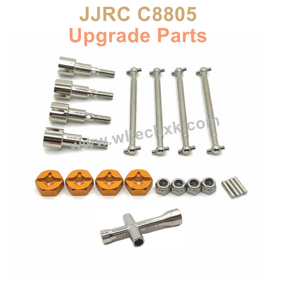 7-JJRC C8805B Upgrade Parts Drive Shaft-Split Version Gold