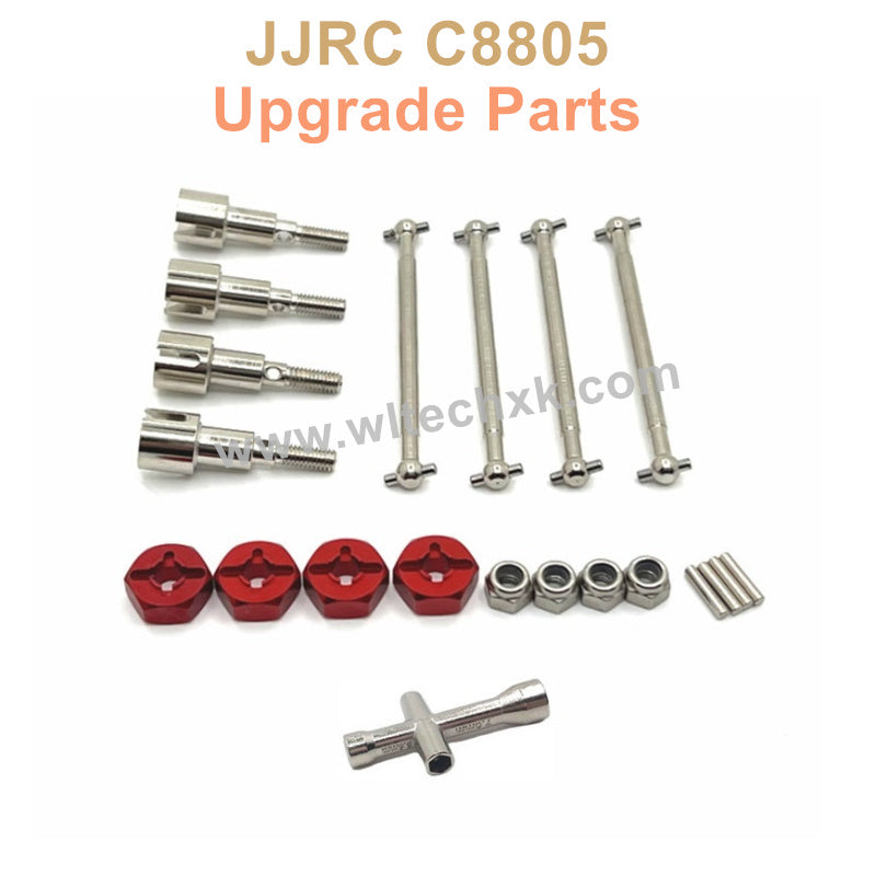 7-JJRC C8805B Upgrade Parts Drive Shaft-Split Version Red