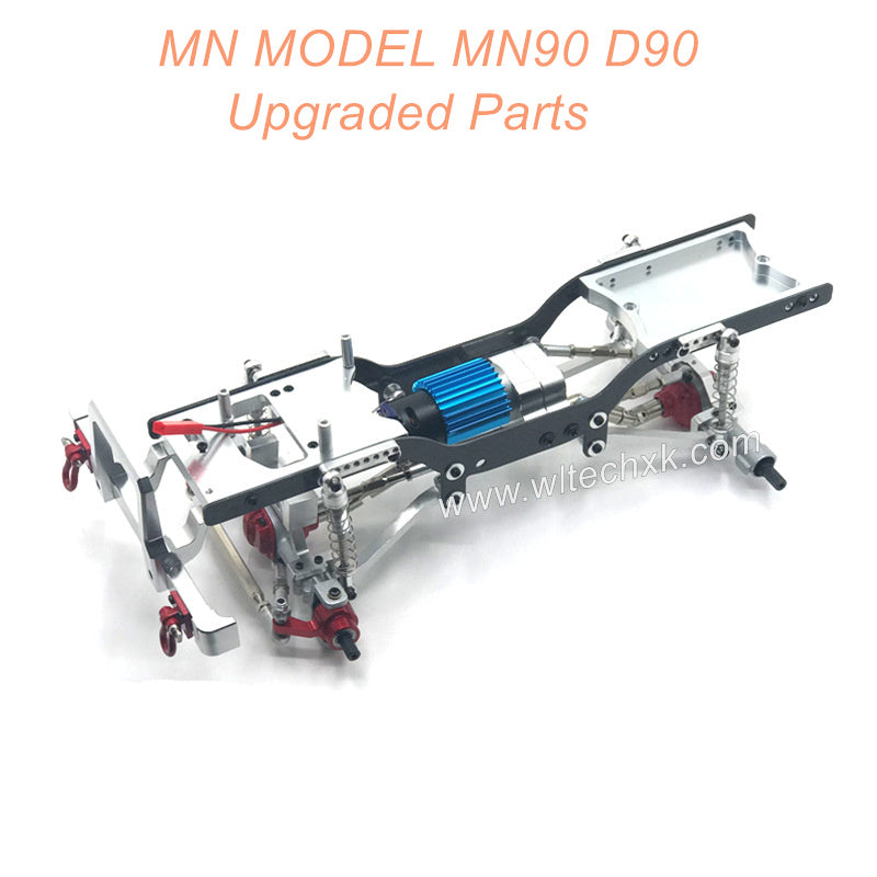 7-MNMODEL-MN90-D90-CAR-Upgrade-Parts-Metal-Car-Body-Kit-Silver-1