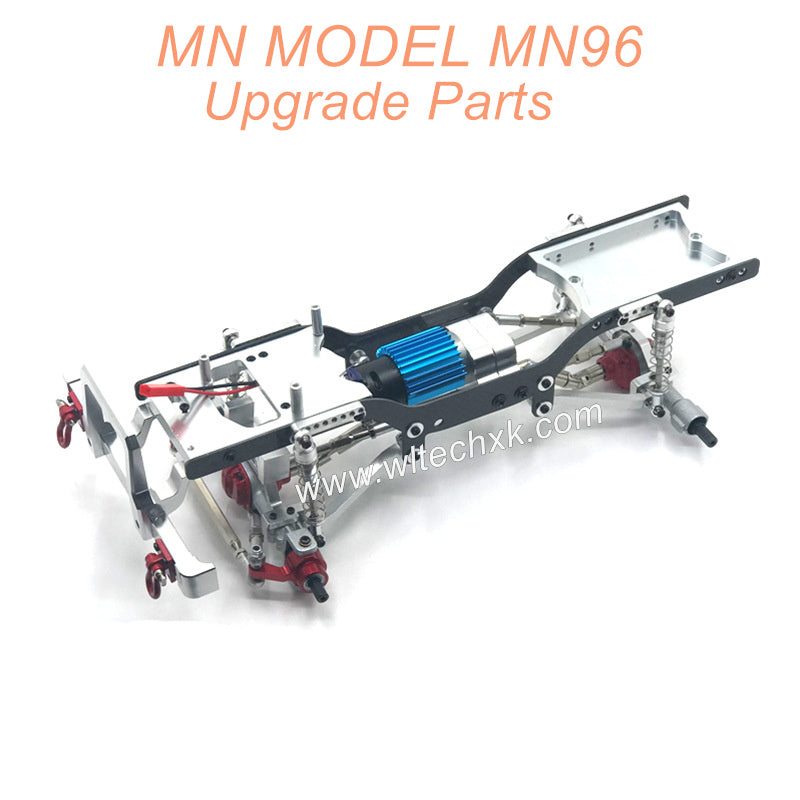 7-MNMODEL-MN96-Upgrade-Parts-Metal-Car-Body-Kit-Silver-1