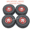 7-MN MODEL MN82 LC79 MN78 RC CAR Upgrade Parts Wheel Complete kit Red