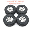 7-MN MODEL MN82 LC79 MN78 RC CAR Upgrade Parts Wheel Complete kit Silver