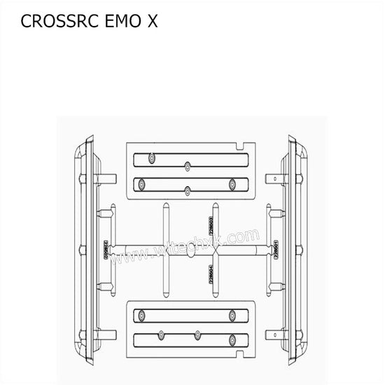 CROSSRC EMO X Parts Side Bar (BAG M) CS-97401117