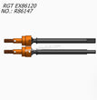 RGT EX86120 Upgrade Parts CVD Transmission Shaft R86147