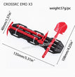 CROSSRC EMO X3 Parts RC Mood Parts Shovel Axe Pickaxe Escape Board RED  BLACK-2