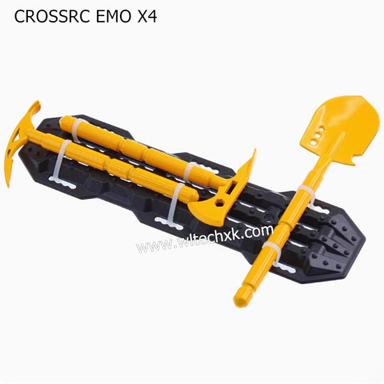 CROSSRC EMO X4 Parts RC Mood Parts Shovel Axe Pickaxe Escape Board YELLOW-1