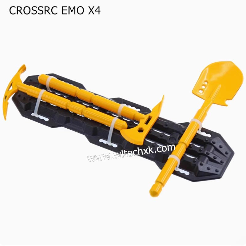 CROSSRC EMO X4 Parts RC Mood Parts Shovel Axe Pickaxe Escape Board YELLOW-1
