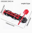 CROSSRC EMO X4 Parts RC Mood Parts Shovel Axe Pickaxe Escape Board RED BLACK